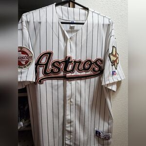 Vintage PinStripe Astros Jersey Size Large